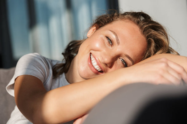 a smiling young woman